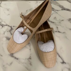 J.Crew SZ 11 Woven Mary Jane flats